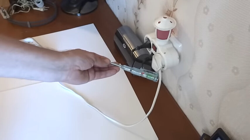 как определить обрыв провода в удлинителе, электрический кран, провода в, обрыв провода, электроника