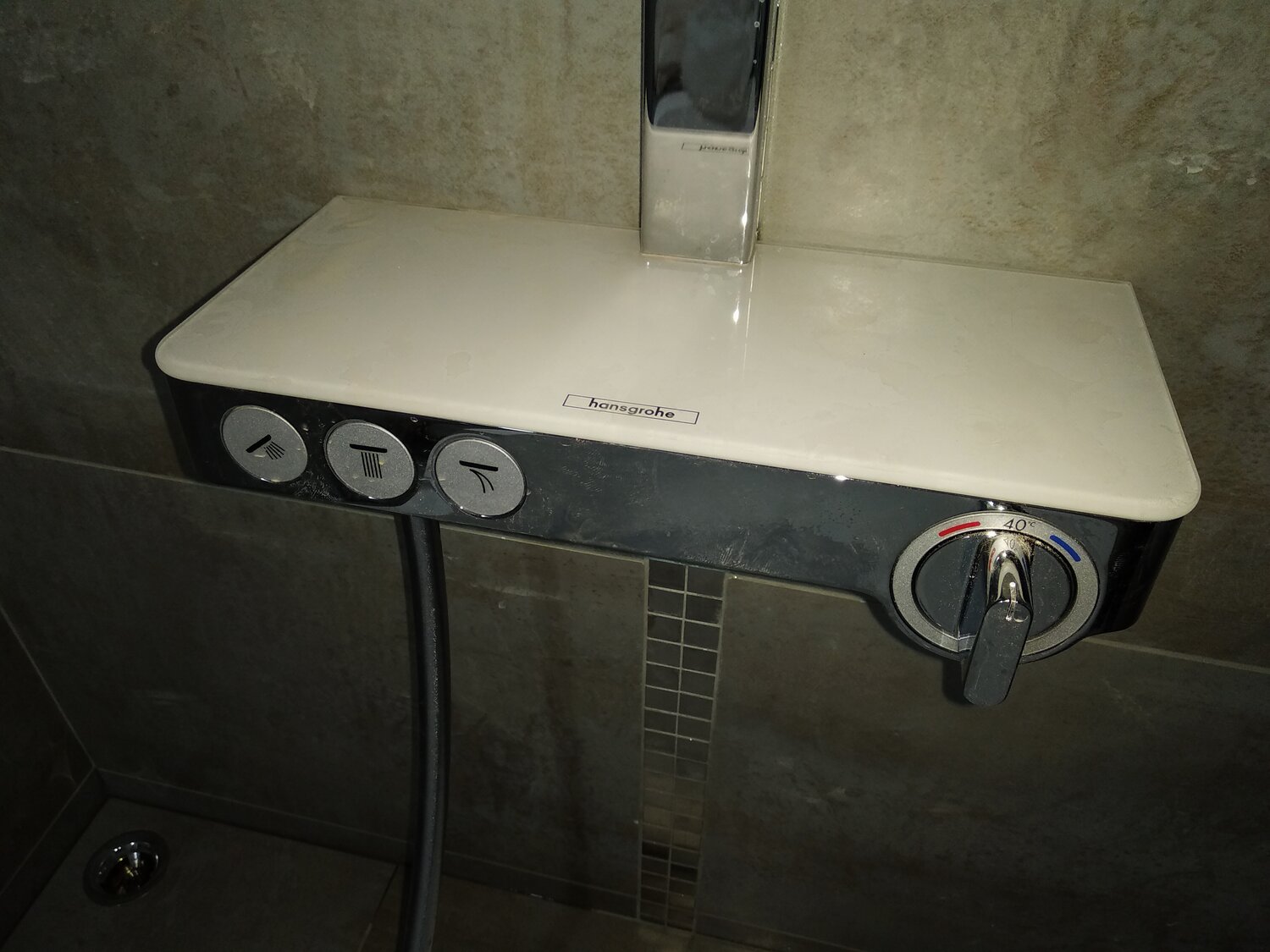 13171400 hansgrohe, смеситель для душа, hansgrohe 13184400, термостат hansgrohe ecostat select 13161000 для душа, смеситель