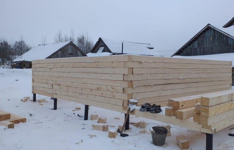 Строительство дома из бруса