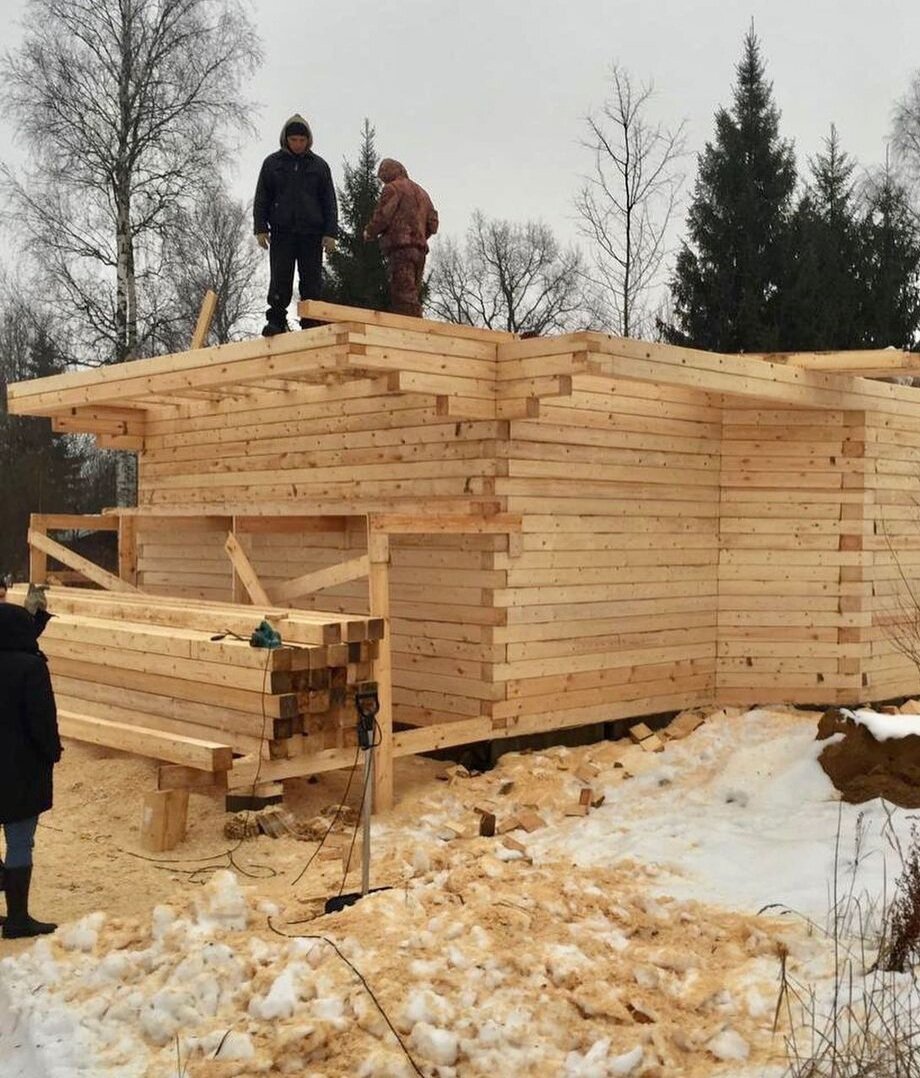 Строительство дома из бруса