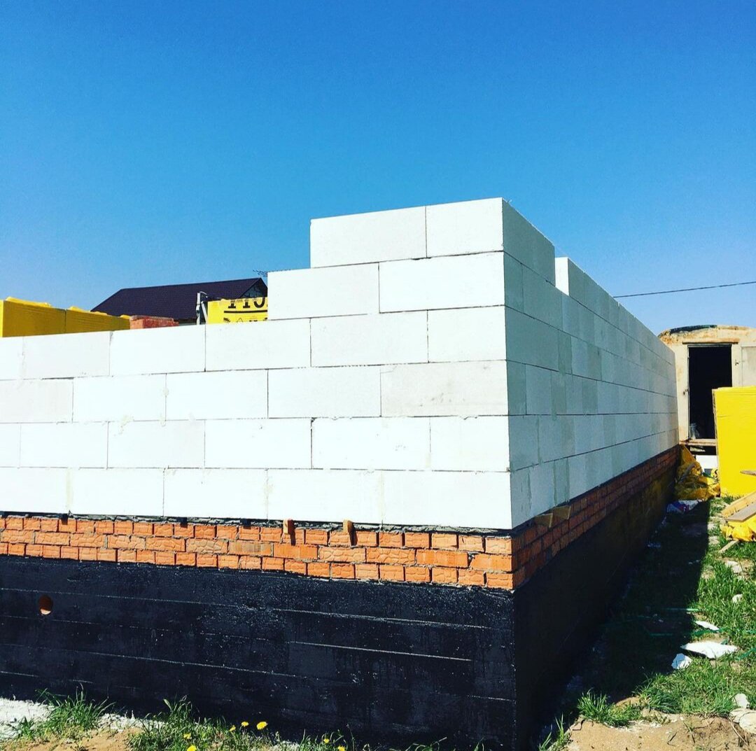 Строительство дома из бетонных блоков
