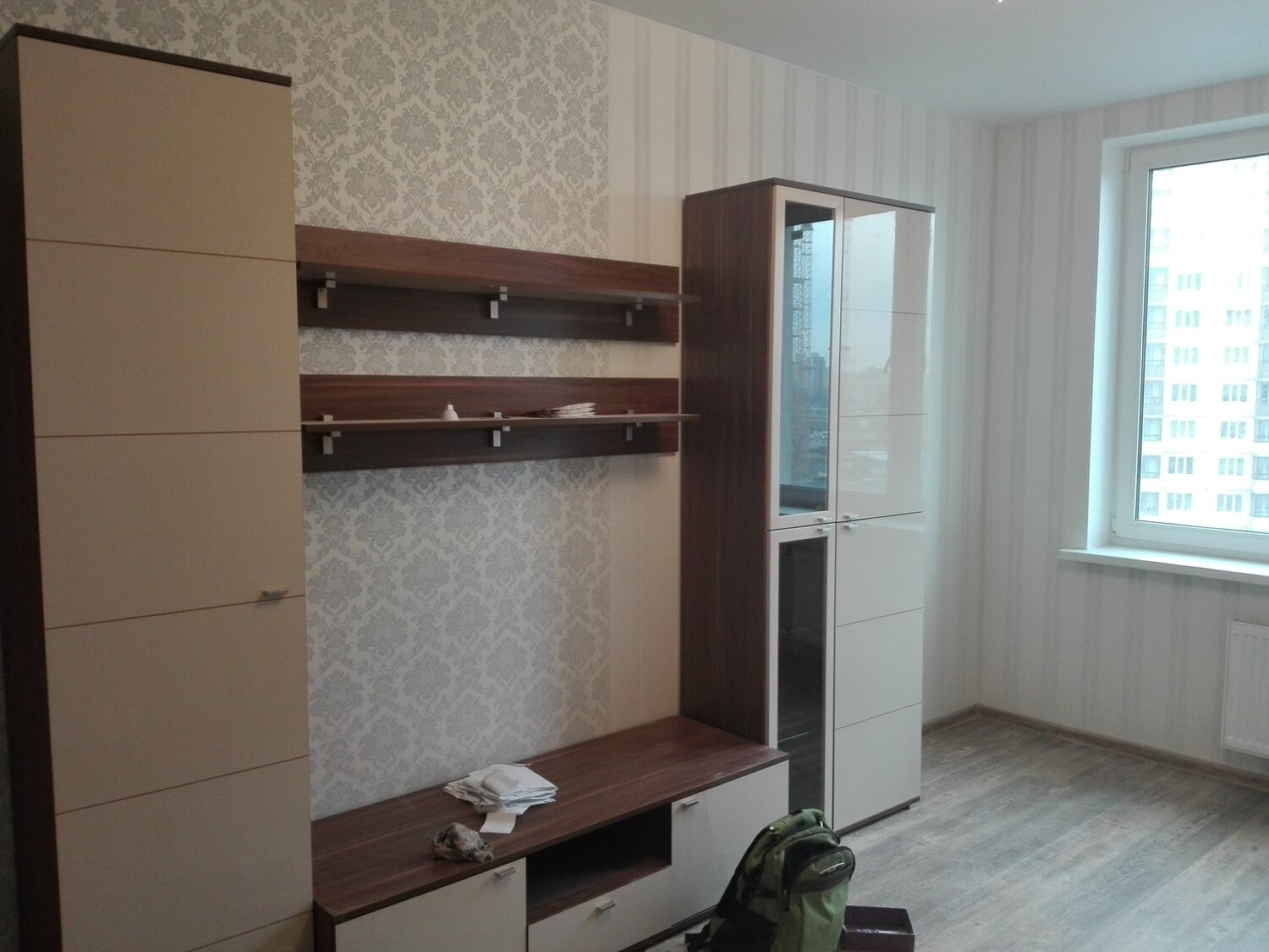 мебель, гостиная флора, стенка флора бтс, стенка, квартира