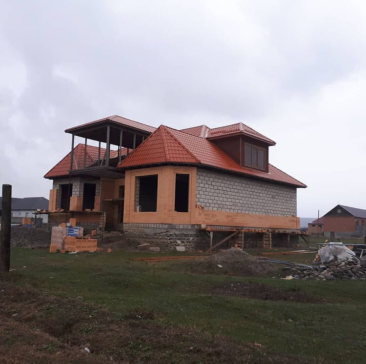 дом, коттедж, загородный дом, каменный дом, строим дом