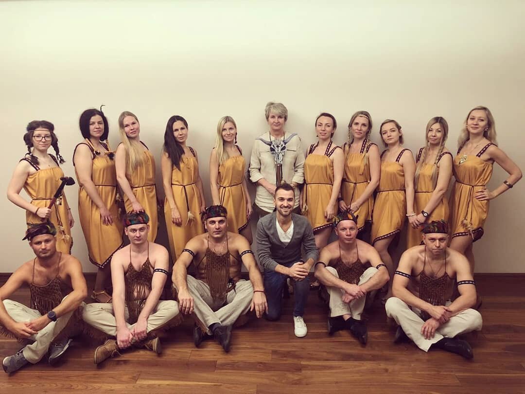 чешский гарем, люди, танец, девушка, коллектив