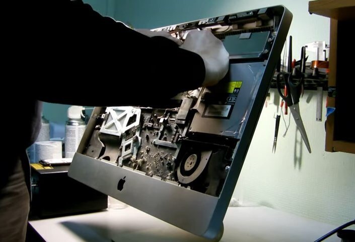 a1311 imac разборка, техника, сломался принтер, чистка от пыли imac a1419, ssd for imac 2009