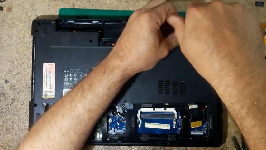 вытащить жесткий диск из ноутбука samsung r71, ssd диск для aspire 5750g ноутбука, ноутбук, жёсткий диск, разбор ноутбука без двд привода
