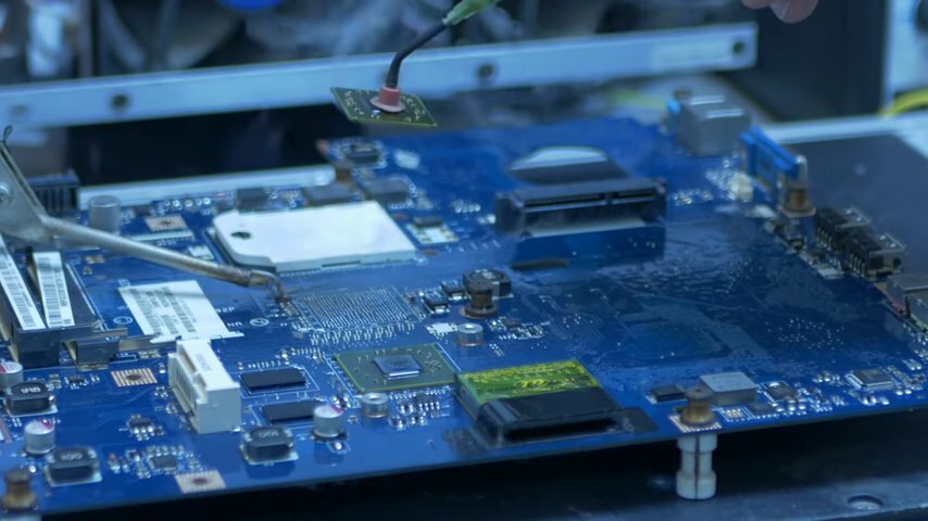 техника, плат, материнская плата ноутбука леново y500, микросхема биос на плате ноутбука, чип на плате бга