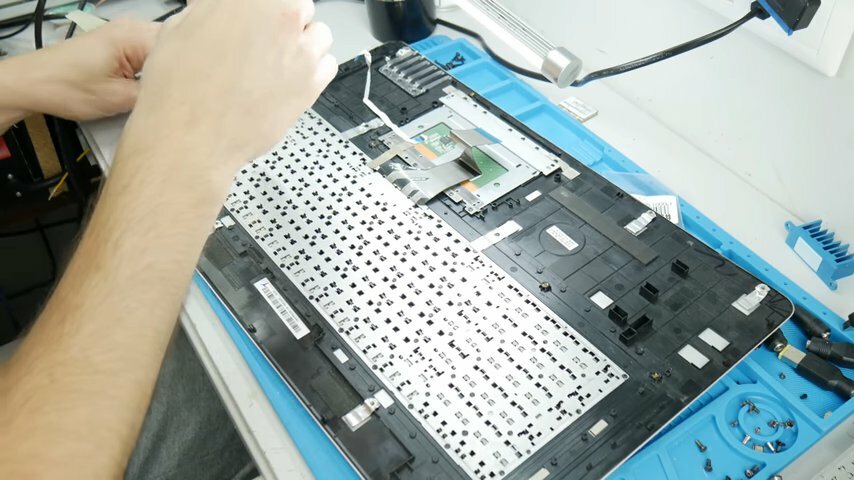 клавиатура ноутбука асус разбор, клавиатура ноутбука, asus замена клавиатуры, ноутбук, asus x553m клавиатура