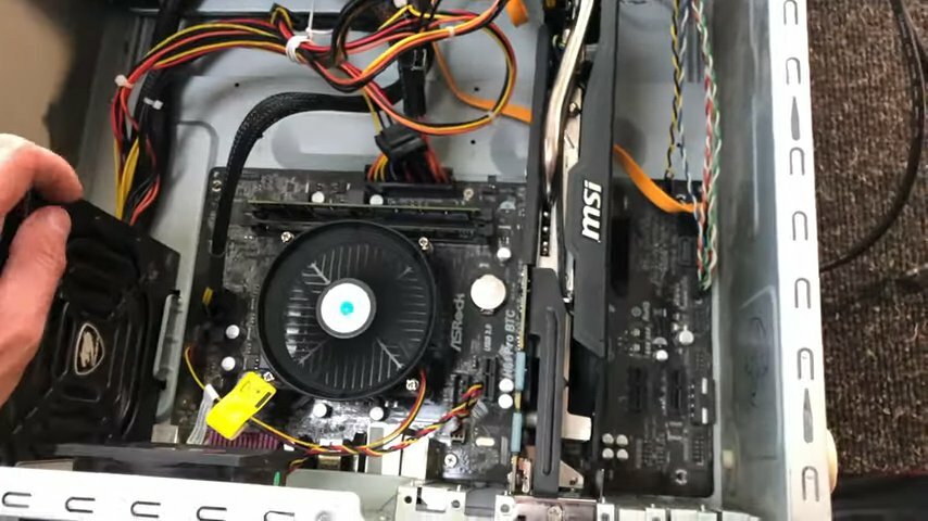 компьютер, блок питания для материнской платы asus ph61, системный блок, компа, усилитель в системный блок