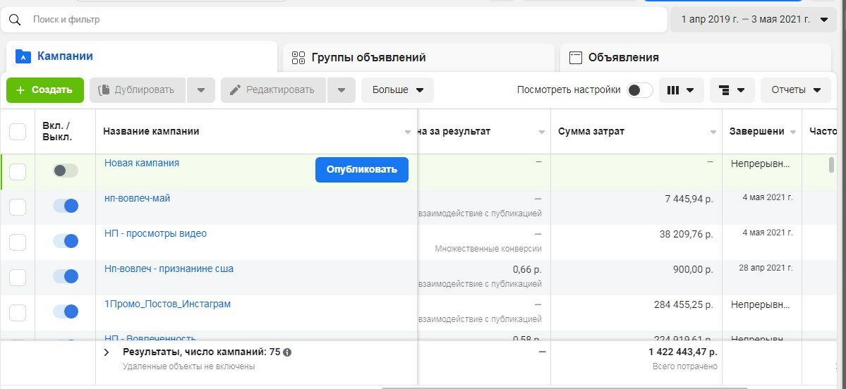 скриншот с текстом, скриншот рекламного кабинета фейсбук, скрин рекламного кабинета фейсбук, лимит затрат на группу объявлений, рекламный кабинет фейсбука
