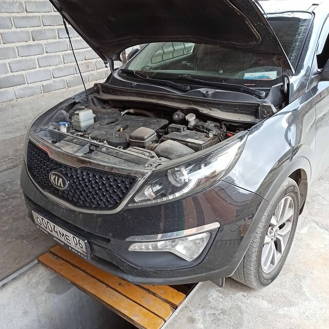 авто, амортизаторы капота tiida c13, автомобиль, открытый капот kia ceed, SsangYong Actyon Sports I