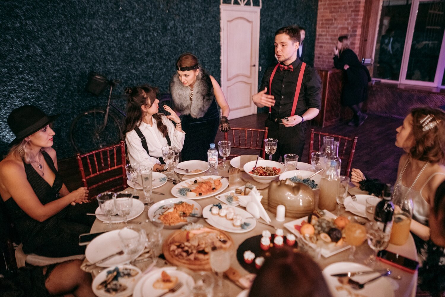 ужин, люди, праздник, человек, иммерсивный ужин