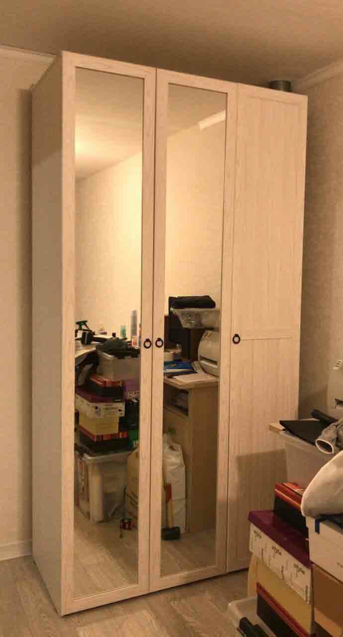 1871 шкаф лазурит, шкаф, шкаф с зеркалом лазурит, шкаф с зеркалом, двухдверный шкаф