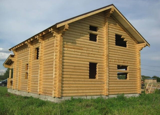 сруб, сруб из оцилиндрованного бревна 9х7, сруб для дома 10х9, сруб 1.5 на 1.5 метра, сруб из калиброванного бревна