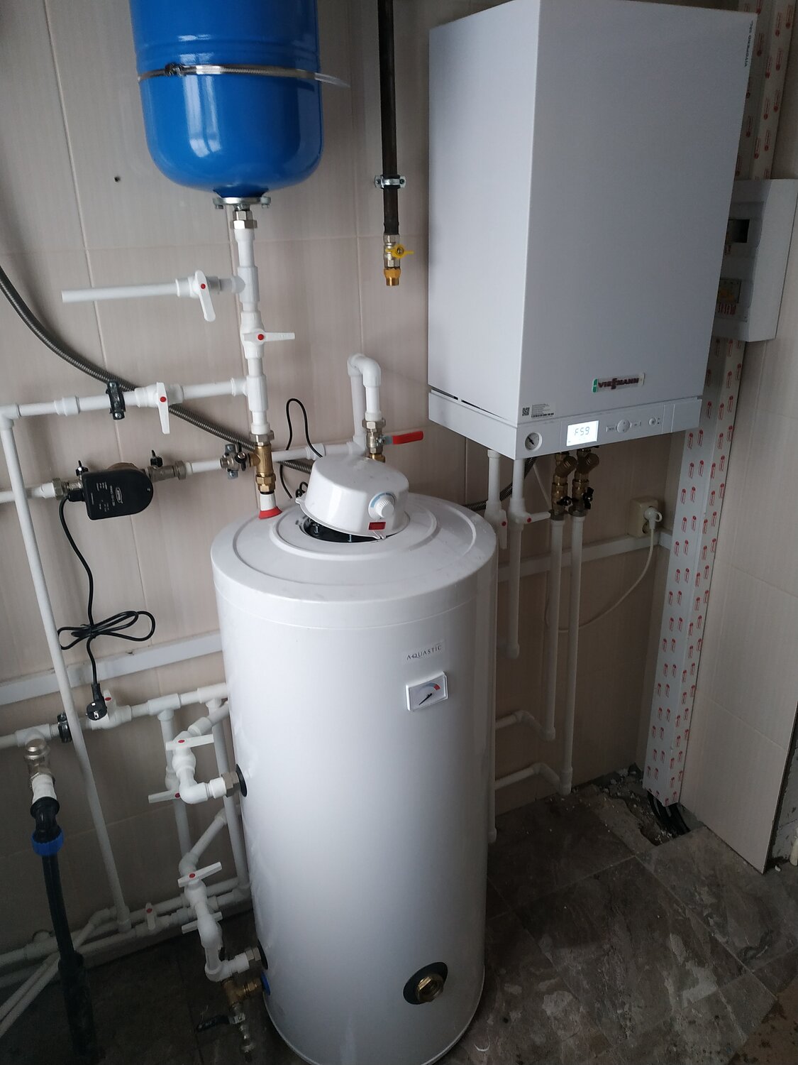 бойлер baxi premier plus 150 обвязка, монтаж бойлера, монтаж котельной, газовый бойлер, бойлер в частном доме