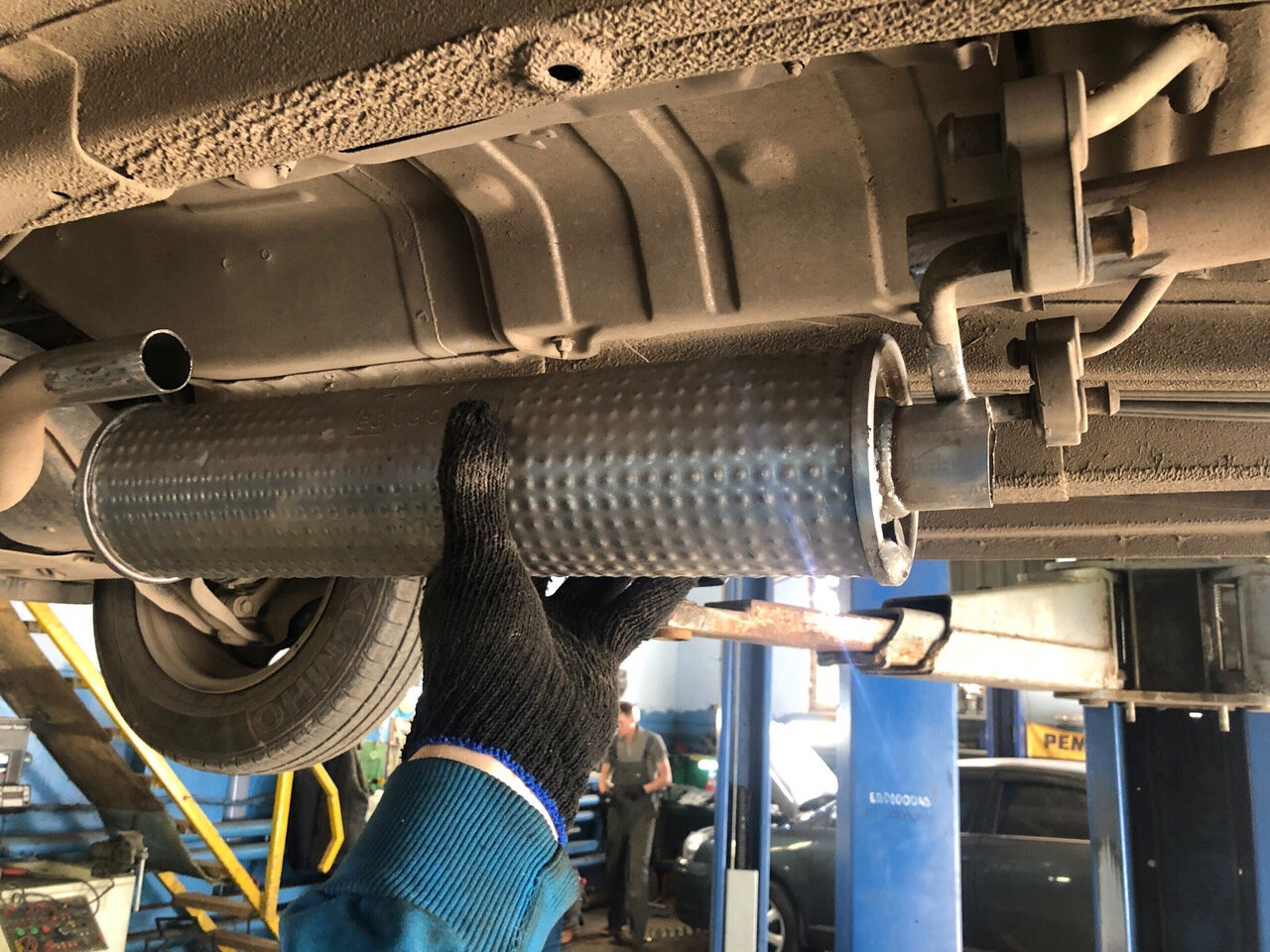 выхлопная система шевроле спарк 2011, ремонт выхлопной системы, выхлопные системы, гофра выхлопной системы, тюнинг выхлопной системы