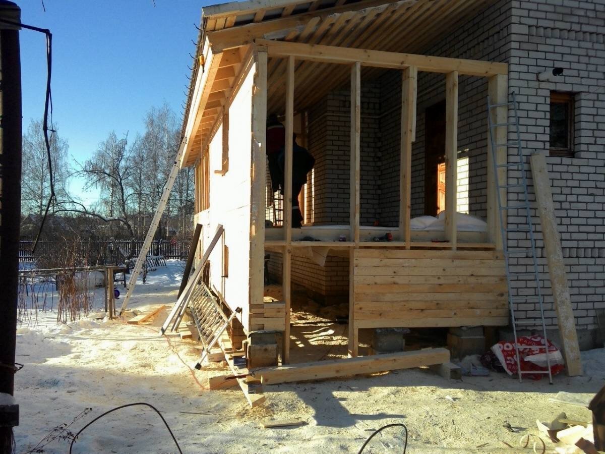 каркасные веранды пристройки, пристрой к дому каркасный, пристройки к дому каркасные, веранда пристройка, веранда к дому