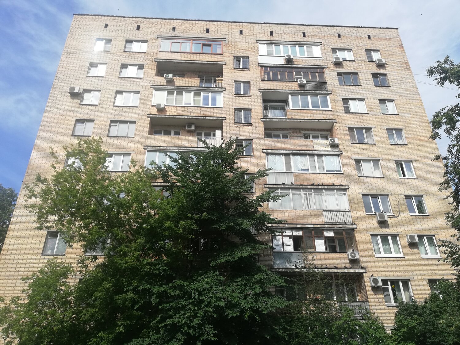жилой дом, здание, жилой комплекс, кирпичный дом, девятиэтажный дом