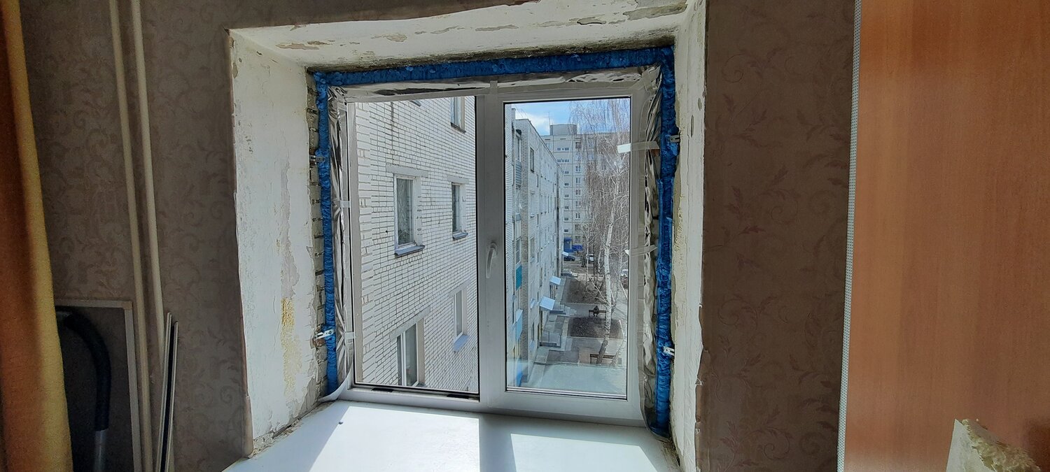 пластиковое окно, окно после установки пластиковых окон, узкие оконные откосы, окна без откосов, старые пластиковые окна