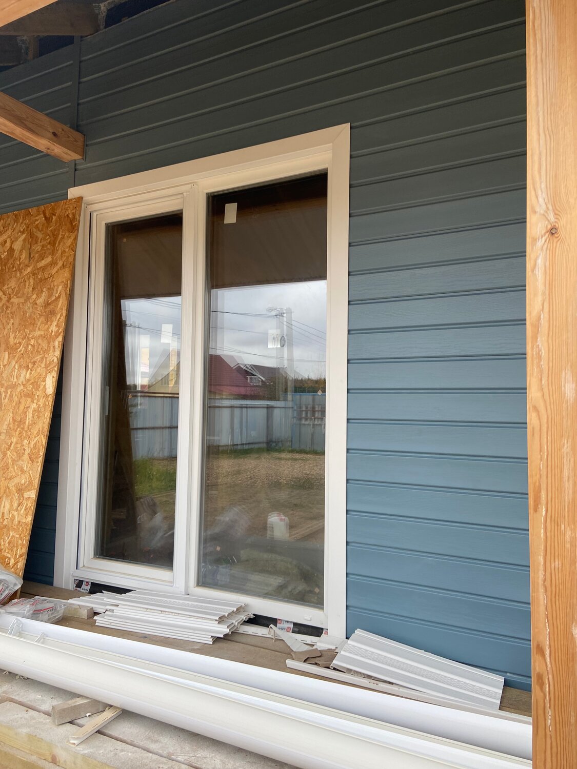 окно, готовые дома, окна в каркасном доме, дом сайдинг, сайдинг