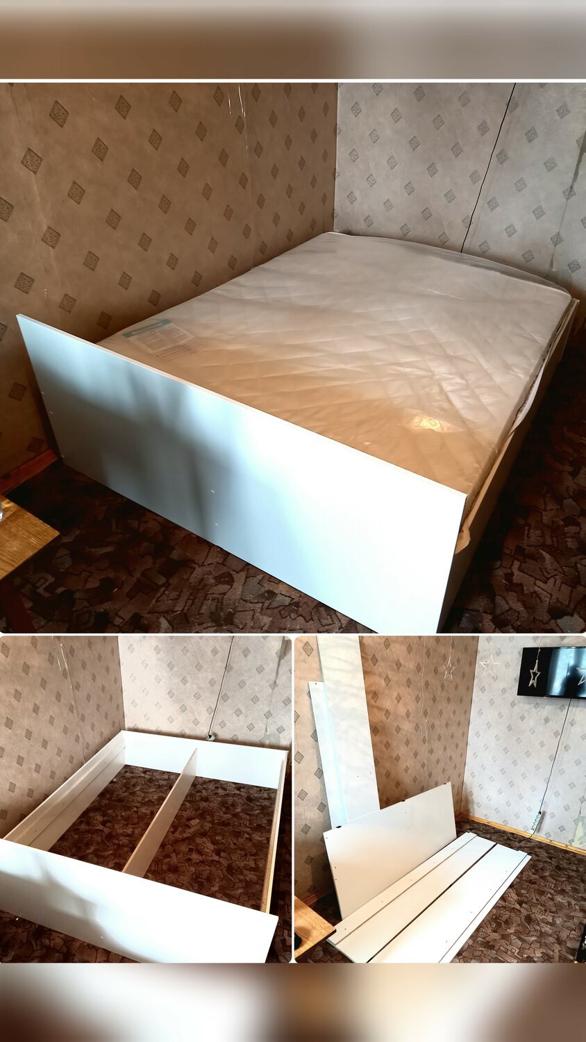 кровать двуспальная, кровати, кровать двуспальная с матрасом, кровать с матрасом, спальная кровать