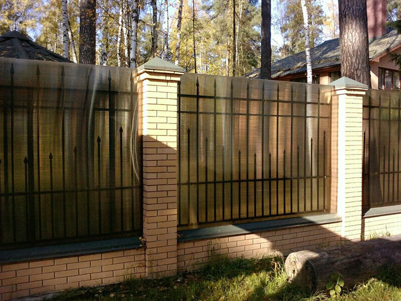 металлические заборы для частного дома, забор кованый, забор, забор ворота, забор из поликарбоната