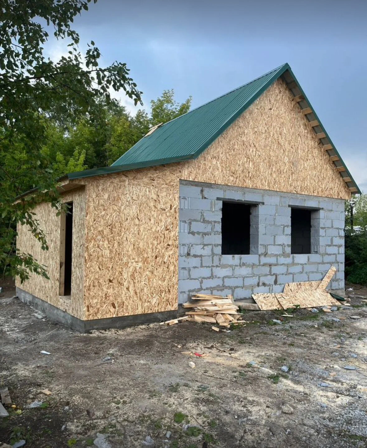 строительства дома, дачный домик осб 4х5, каркасный дачный домик осп, дома из сип панелей, дом в