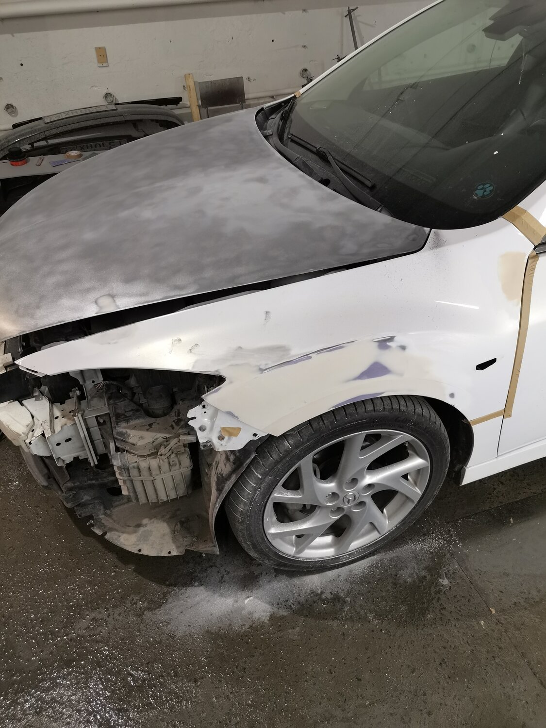 автомобиль, авто, машин, восстановление авто в воронеже, страдает кузовщина ниссан