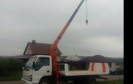 комбинированный манипулятор и автовышка, автомобильный кран, манипулятор, спецтехника автовышка, хино манипулятор 3т