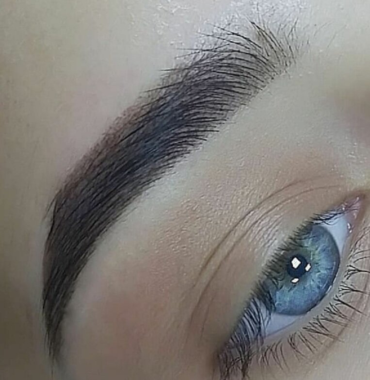 бровь, татуаж, моделирование бровей, микроблейдинг, татуаж бровей пушкинская