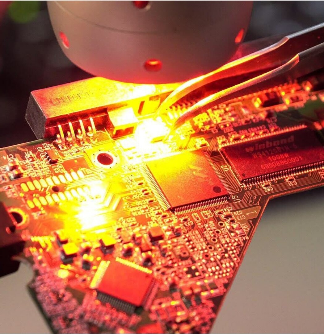 плат, реболлинг процессора, пайка материнской платы, оптический процессор, техника