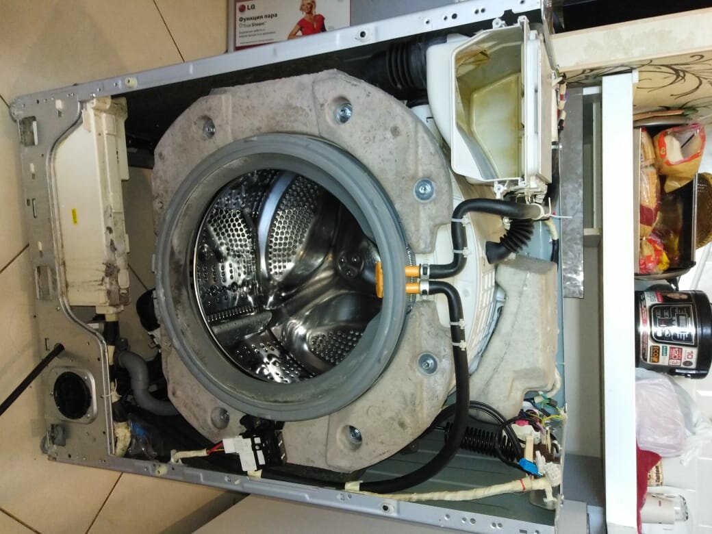стиральная машина, бак стиральной машины lg 1060nd, бытовая техника, как разобрать стиральную машину lg, техника