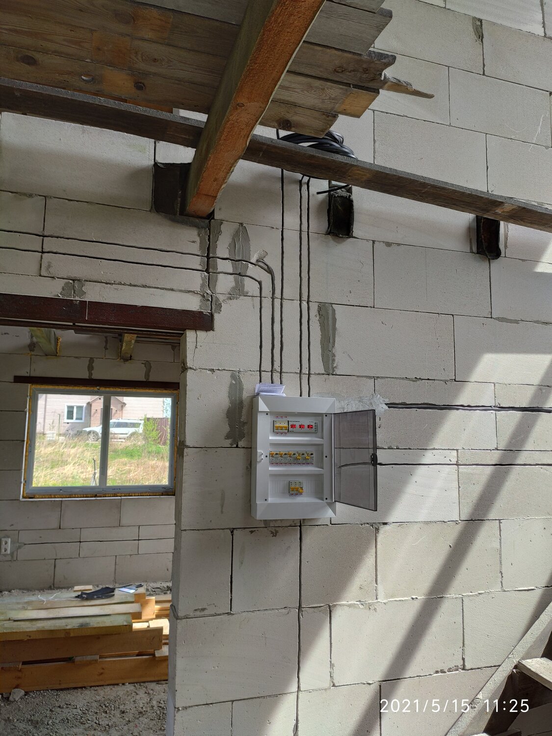 электропроводка в гараже, электрика в гараже, вентиляция в частном доме, вентиляция дома из газобетона, электромонтаж