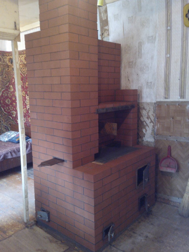 печник, печник казань, кирпичная печь шведка отопительно-варочная 2015, печки из кирпича для дома малогабаритные, печник рф.ру