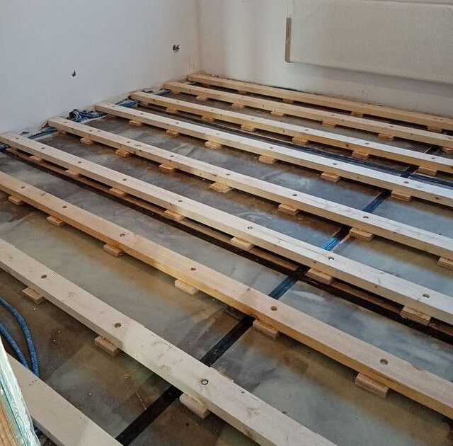 Устройство пола в гараже