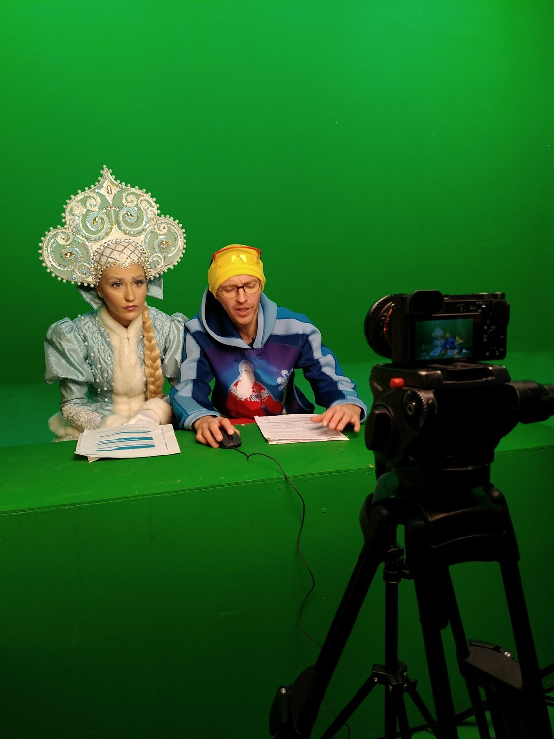 музей гарри поттера полет на метле, на съемках, съемочная группа, съемки клипа, новогоднее представление