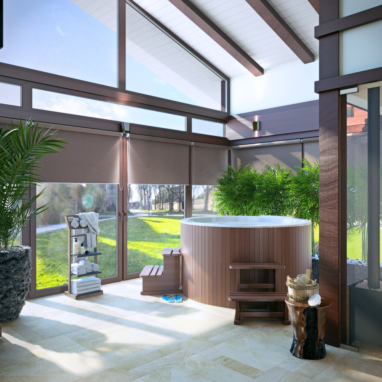 офис с террасой обшитый деревом дизайн проект, терраса современная, терраса дизайн, благоустройство террасы, терраса стеклянная