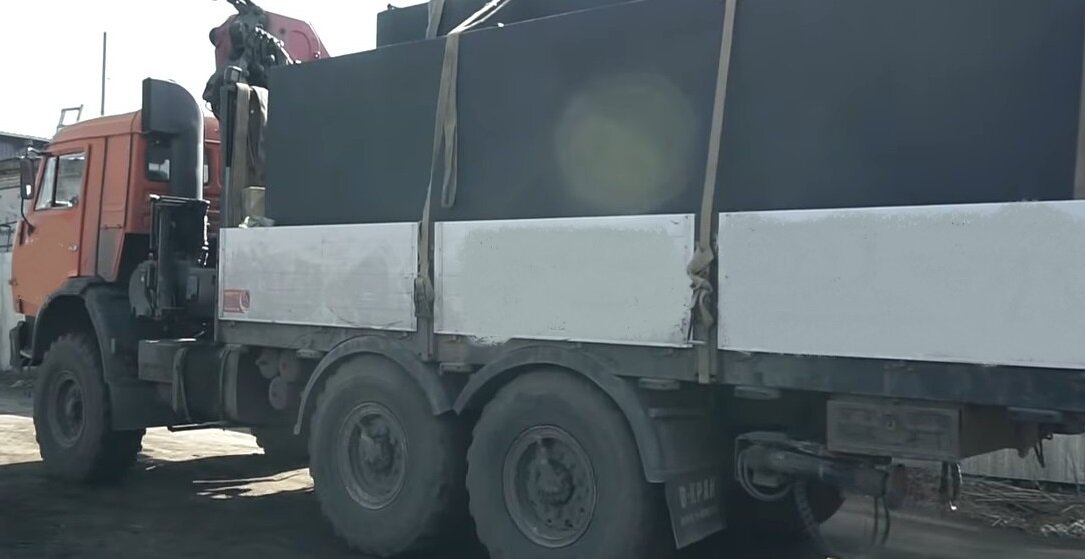 грузовик, грузовой автомобиль, камаз 65207 с кму самосвал, грузовики и спецтехника, камаз