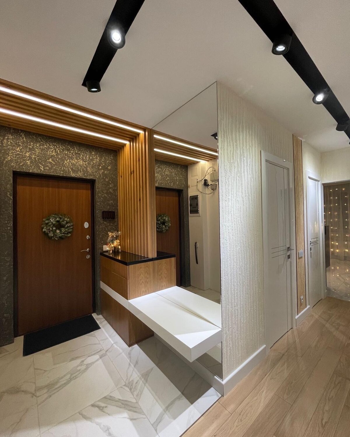 прихожая дизайн интерьера, коридор дизайн прихожая, дизайн прихожей, дизайн прихожей в квартире, прихожая 7 кв м в современном стиле минимализм