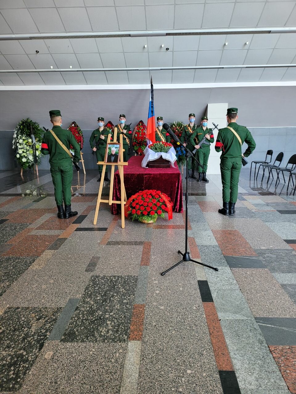 церемония прощания, похороны генерала шихова, иваницкий похороны, похороны военных, похороны маршала язова