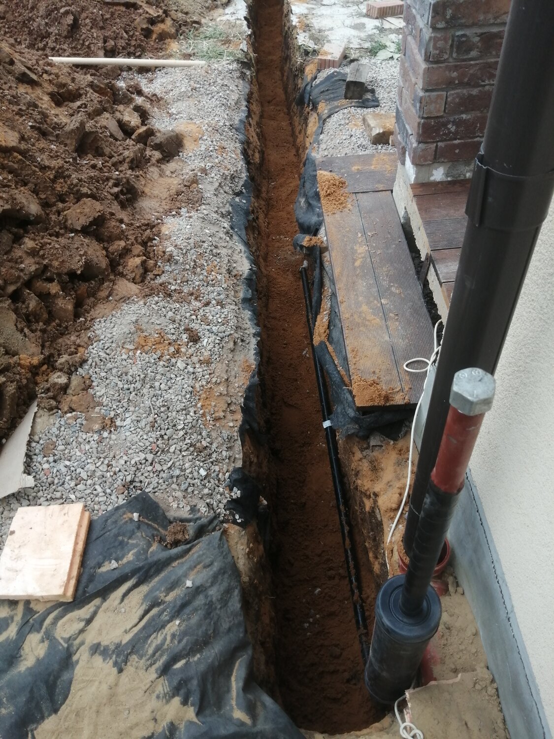 дренаж вокруг дома, дренаж дома, дренаж, дренажная система, закрытый дренаж