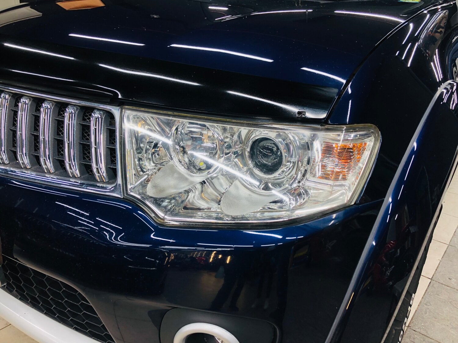 mitsubishi pajero sport, mitsubishi pajero, pajero sport 3, pajero sport 2014, front grille black edition mitsubishi pajero sport