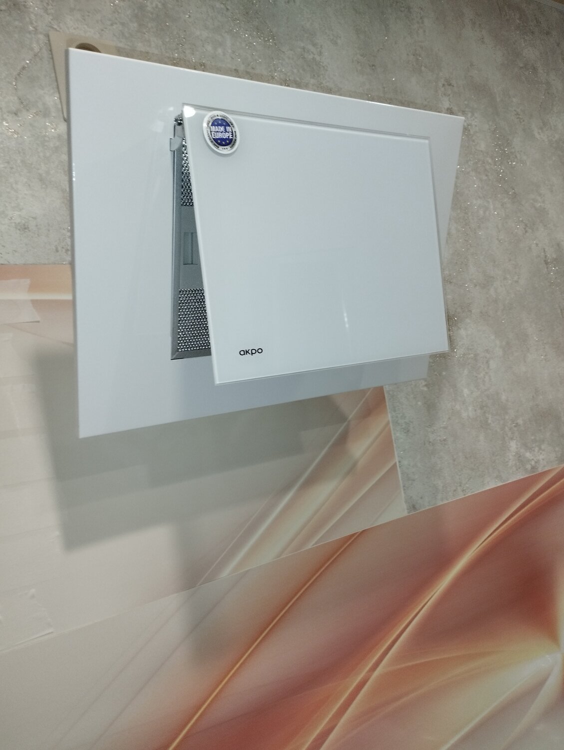 каминная вытяжка exiteq ex-1155 white, вытяжка, вытяжка наклонная, вытяжка настенная, кухонная вытяжка