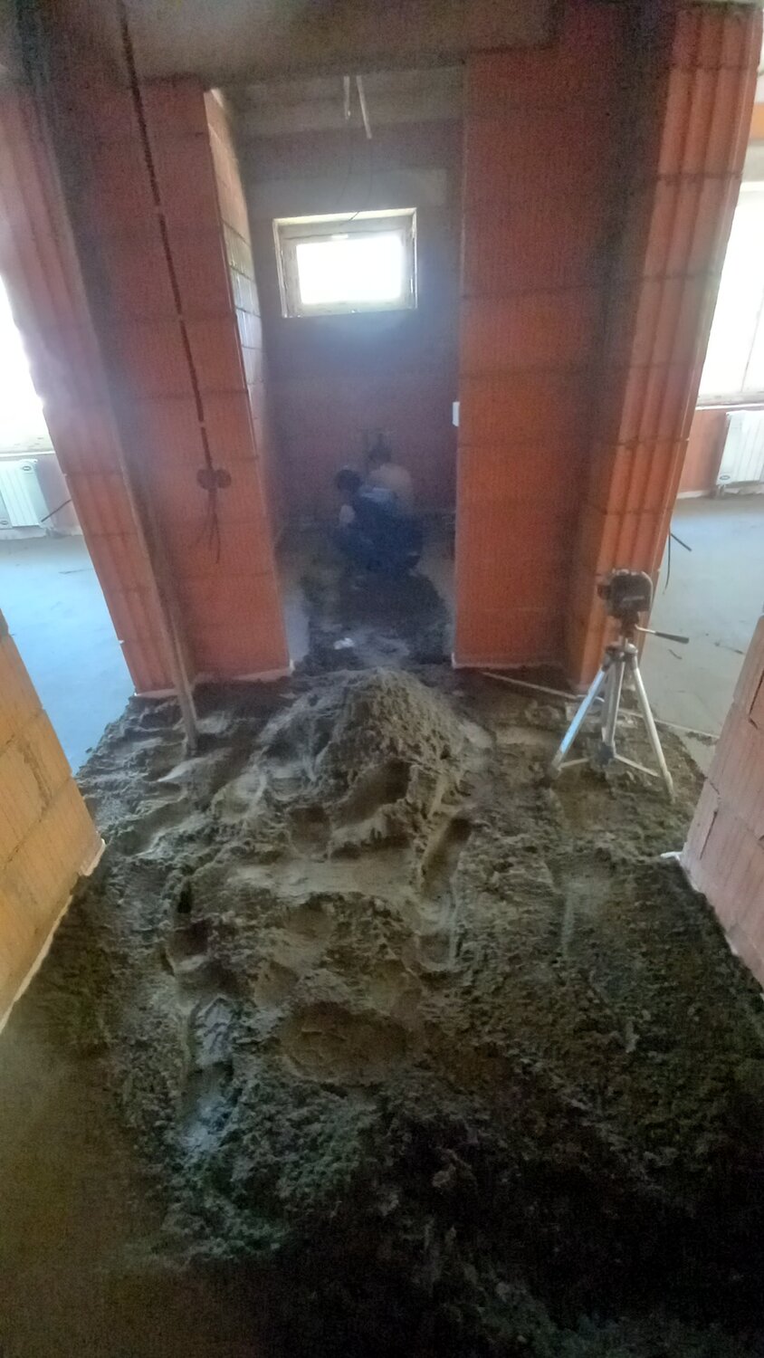 погреб топол-эко погреб пп-1, стяжка пола, полусухая стяжка пола во владимире, механизированная стяжка пола, полусухая стяжка