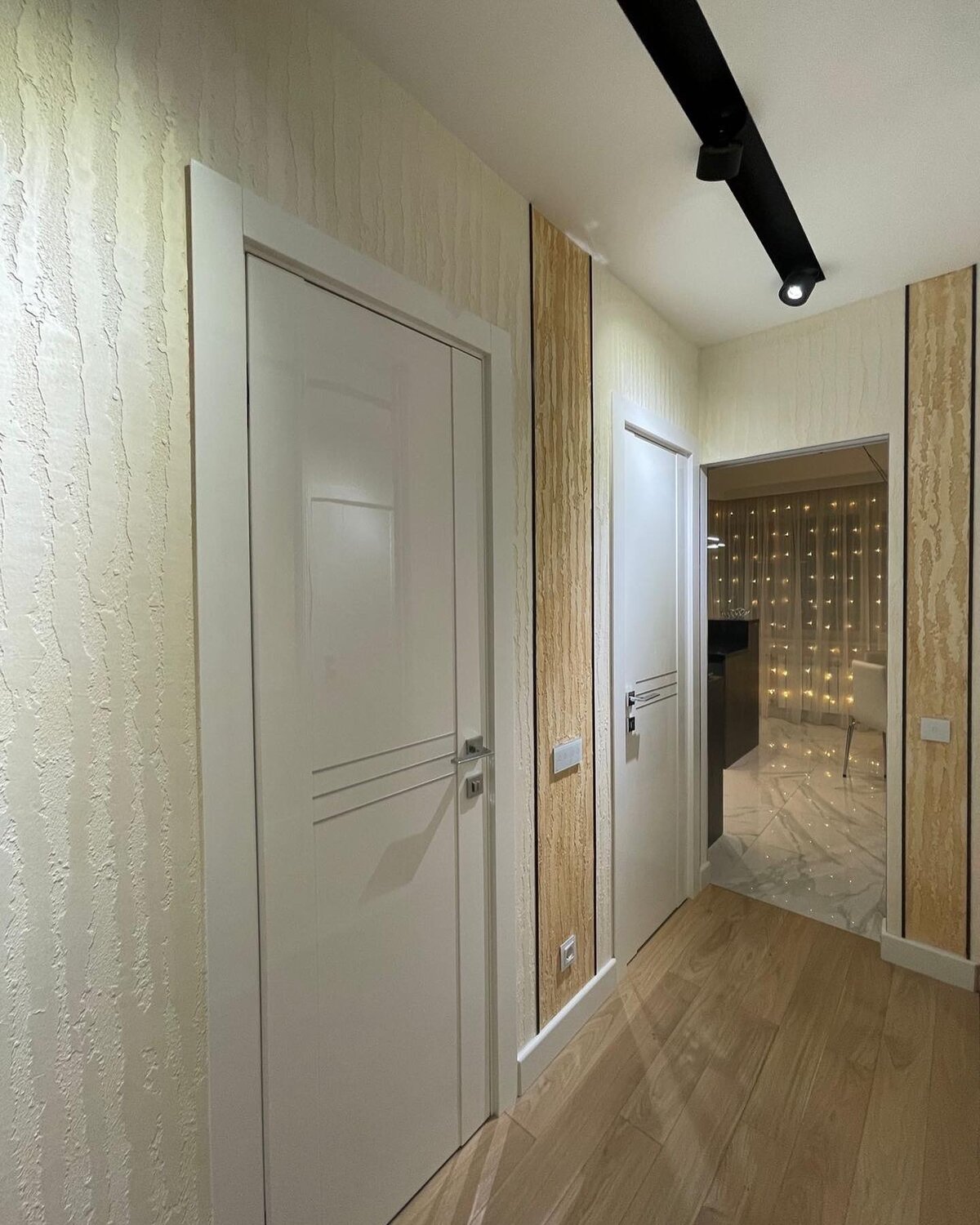 интерьер коридора двери лайн 2, интерьер, коридор интерьер, дизайн интерьера, двери дизайн