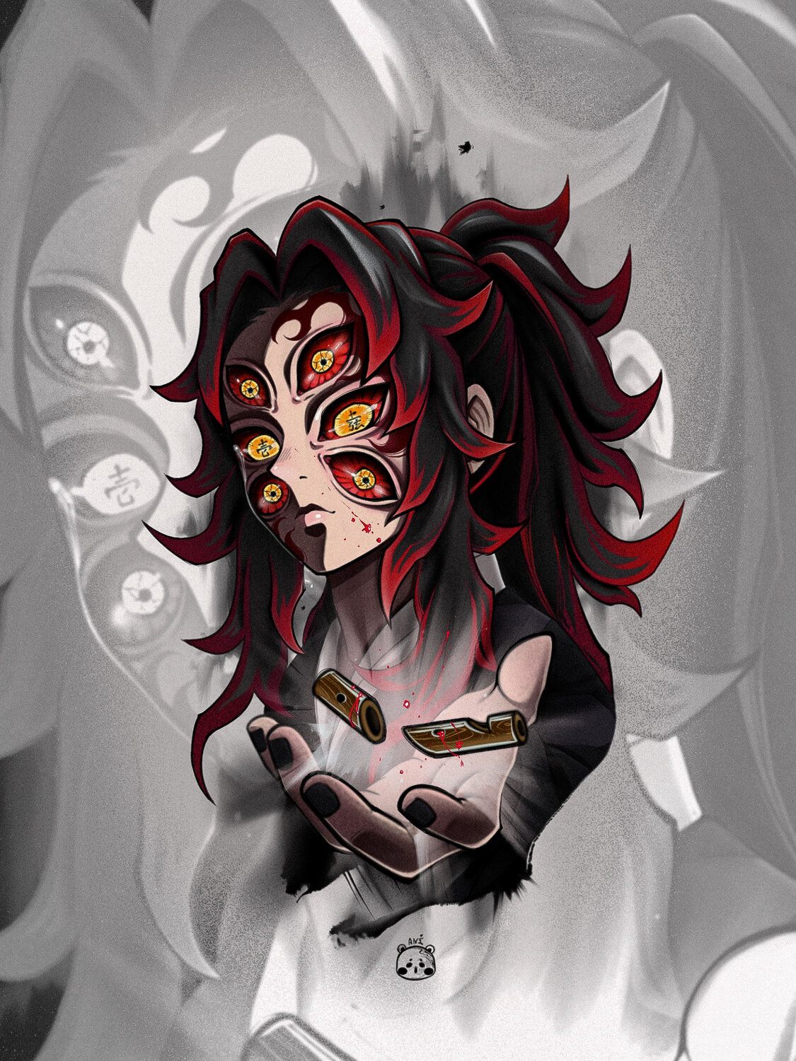 демон slayer kimetsu, персонажи аниме, аниме, демоны клинок рассекающий демонов, демон