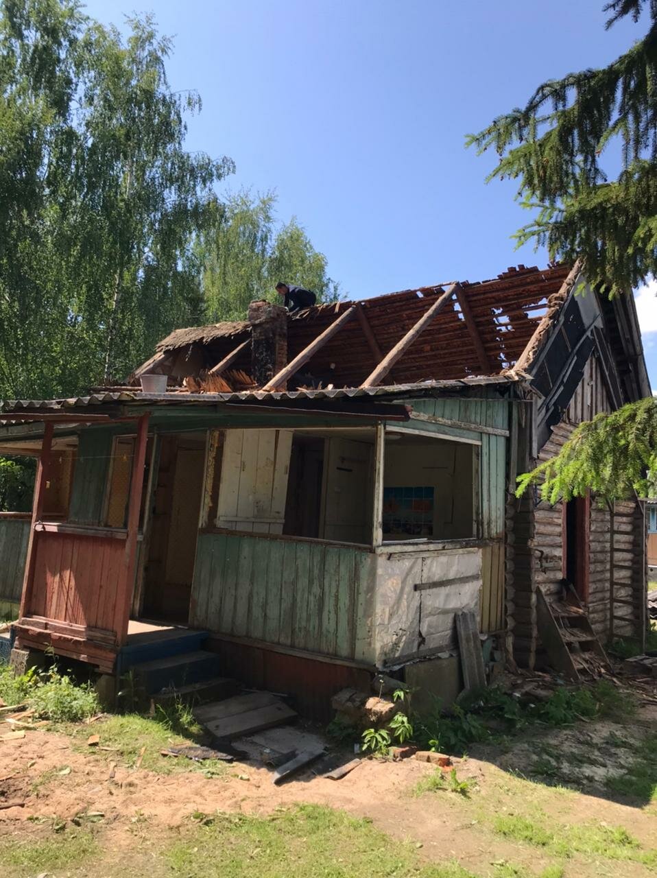 дачный дом, дача, снос дома, старый дом, участка