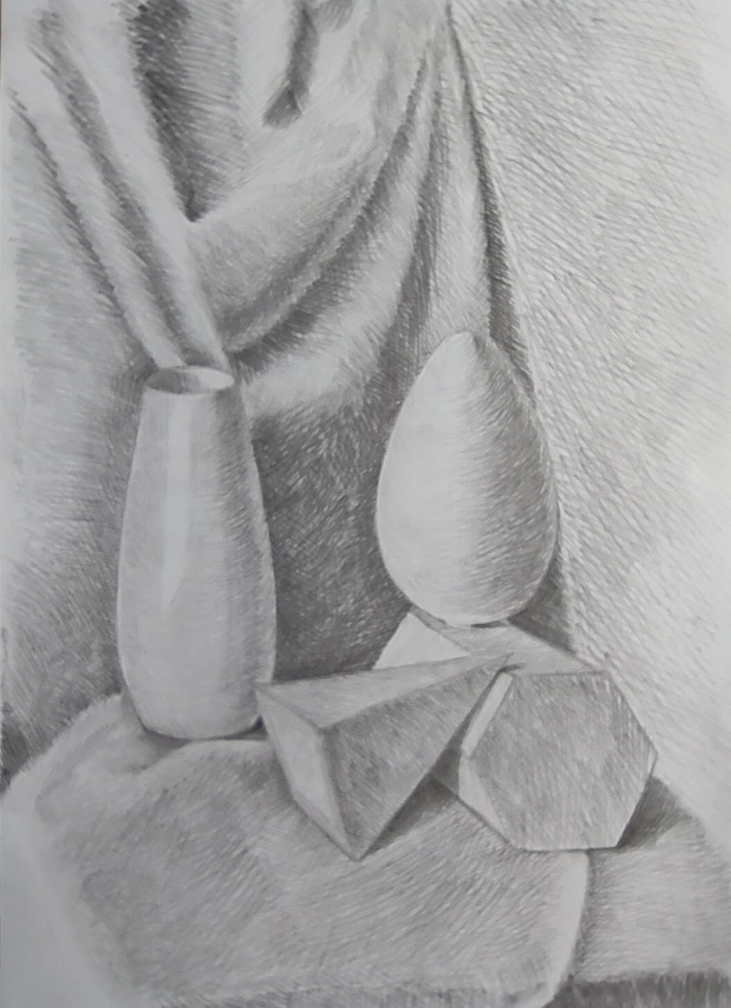 натюрморт карандашом, натюрморт натура, академический рисунок, академический рисунок натюрморт, рисунок натюрморт