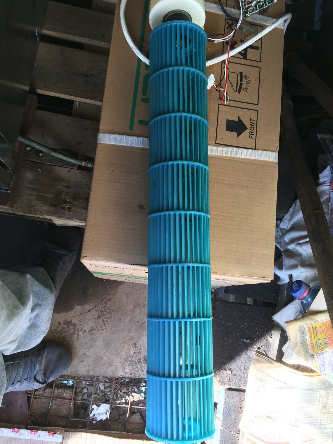 крыльчатка кондиционера внутреннего блока jax, крыльчатка кондиционера внутреннего блока 640mm, вентилятор внутреннего блока (турбина) для кондиционера 540x94mm черный, крыльчатка вентилятора внутреннего блока hitachi ras-09bh1, вентилятор внутреннего блока кондиционера