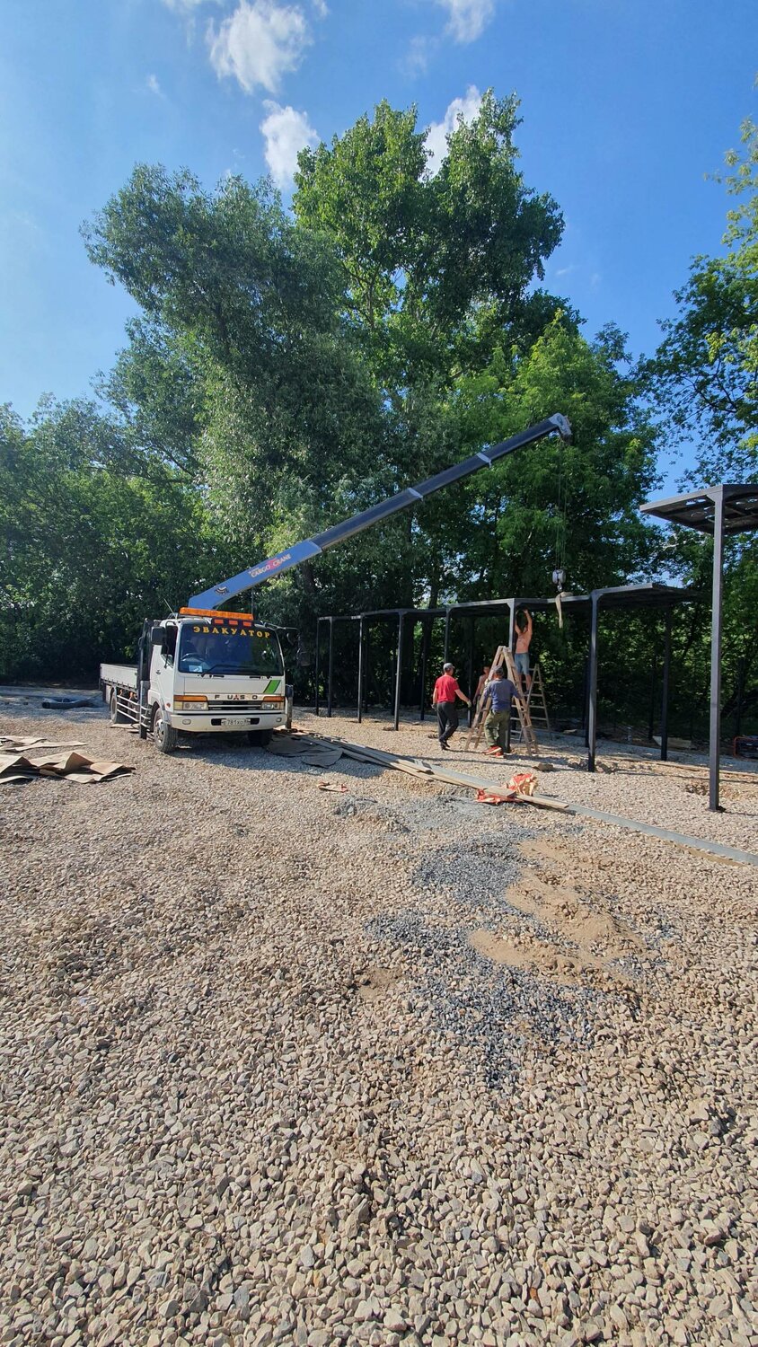 площадка, лес парк, строительная площадка, строительство, парк